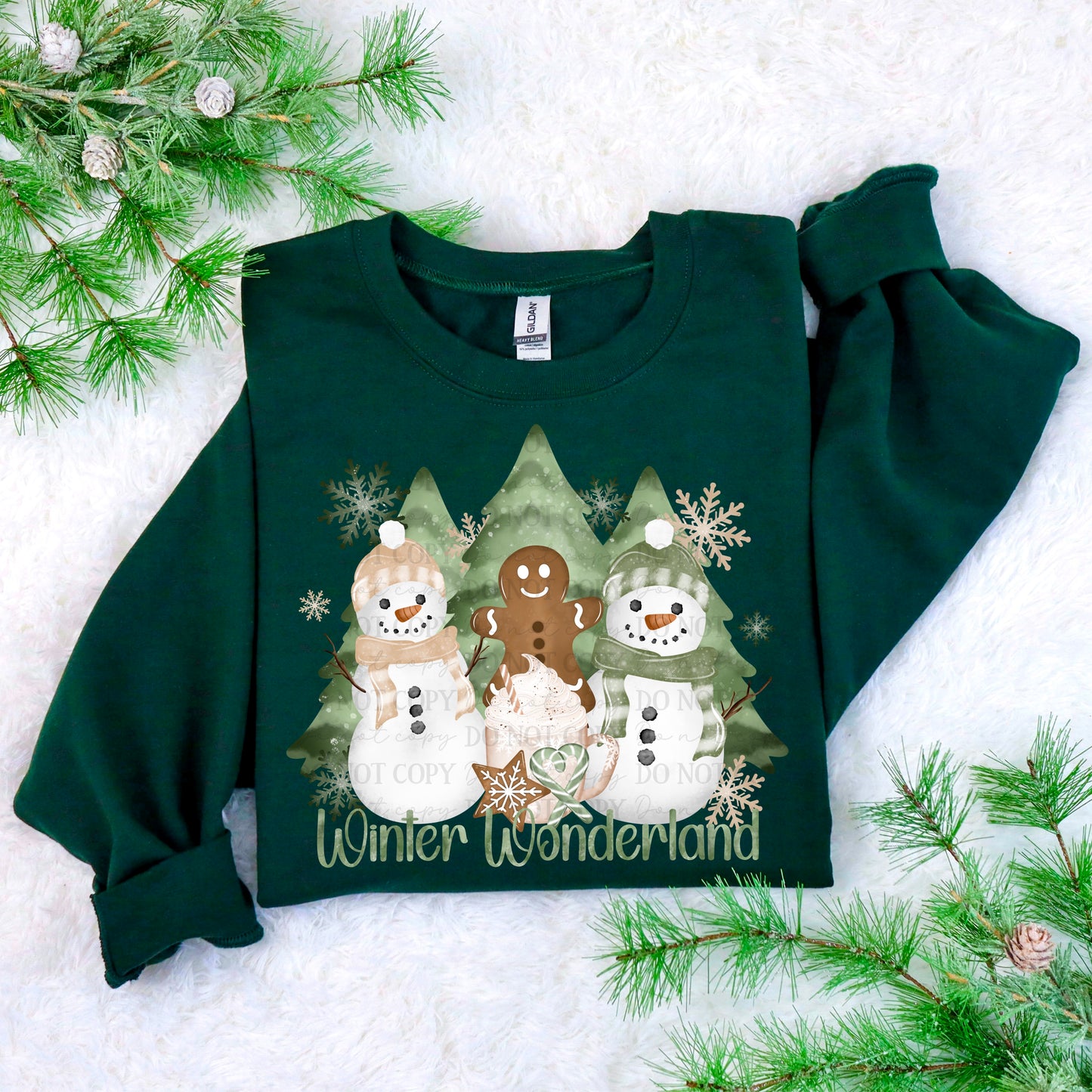 Winter Wonderland watercolor-DTF
