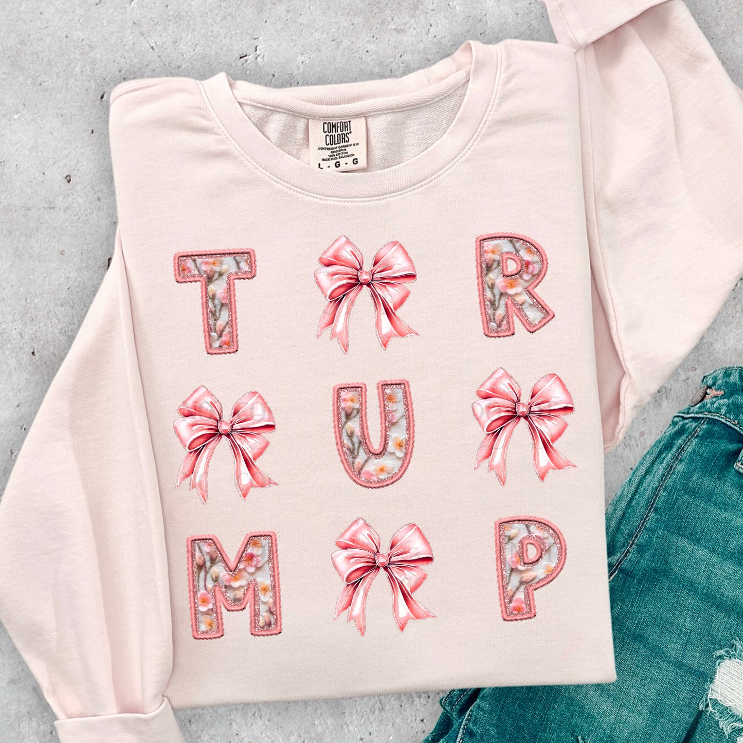 Trump pink coquette -DTF