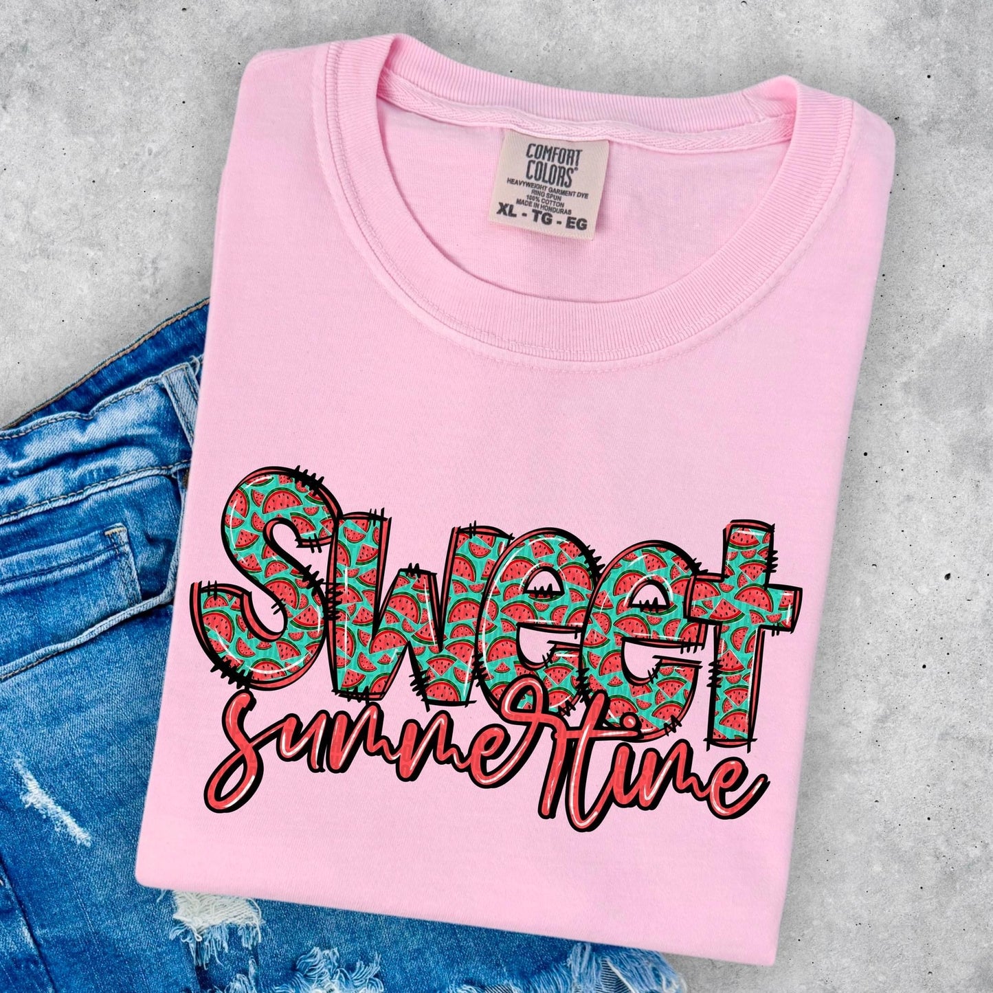 Sweet Summertime Watermelon DTF