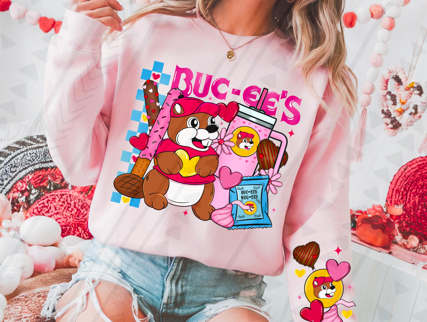 Buc-ees Valentine(sleeve)DTF