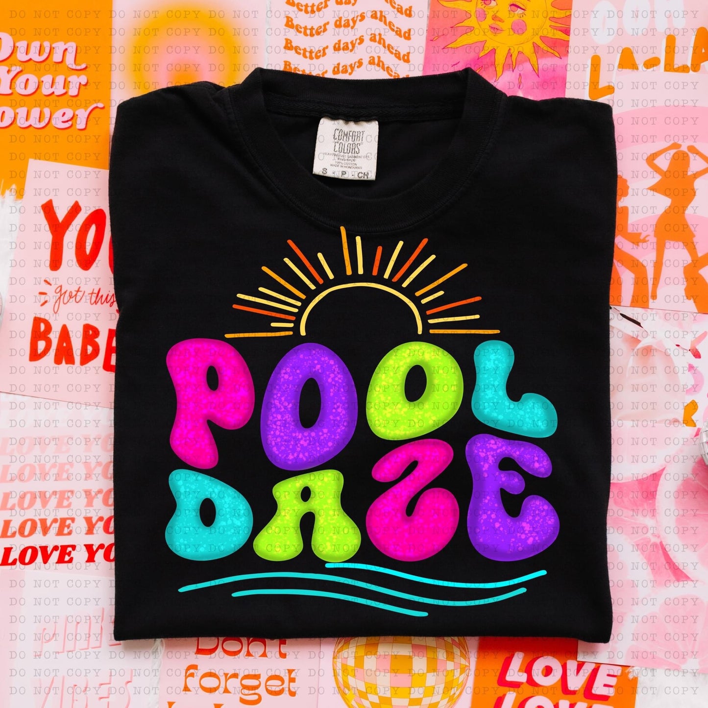 Pool Daze Half Sun Speckle - DTF