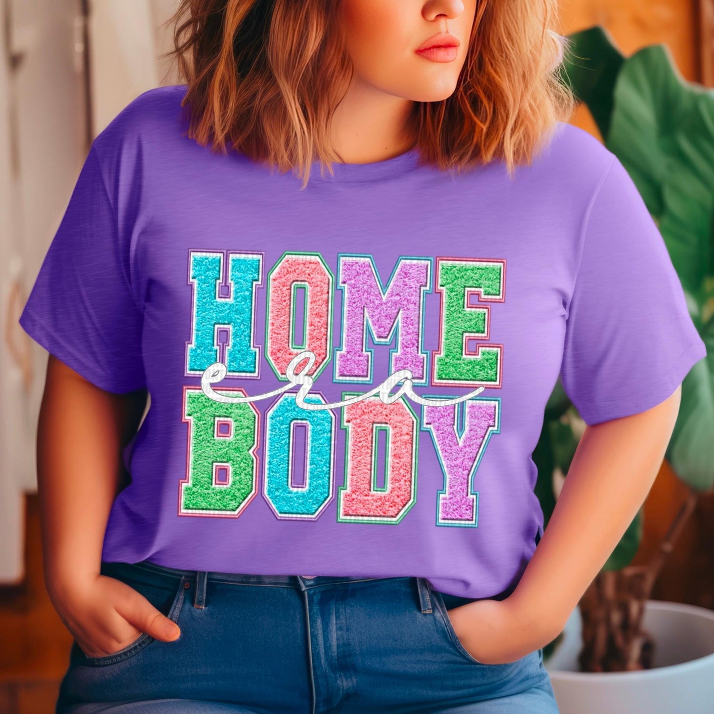 Homebody Era Faux Chenille Patch - DTF
