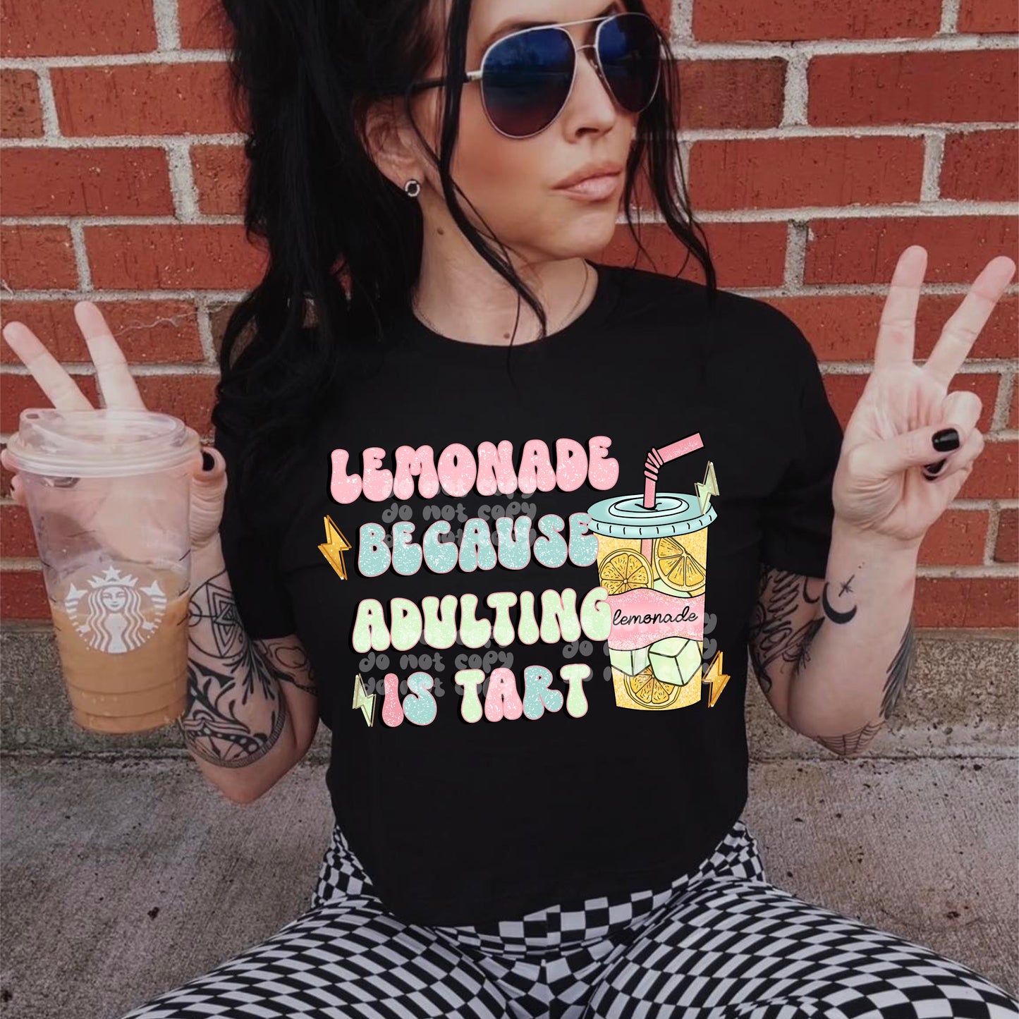 Lemonade Because Adulting Is Hard - DTF