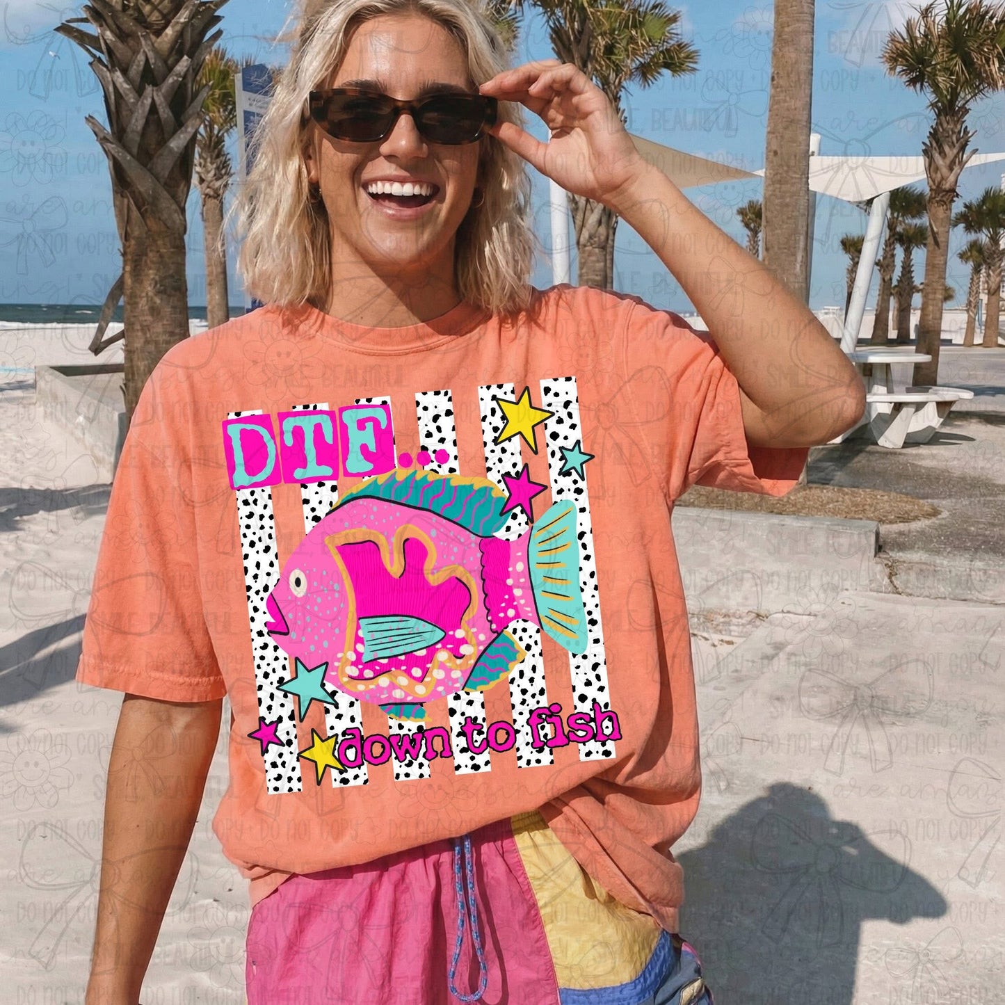 DTF down to fish- DTF&UV