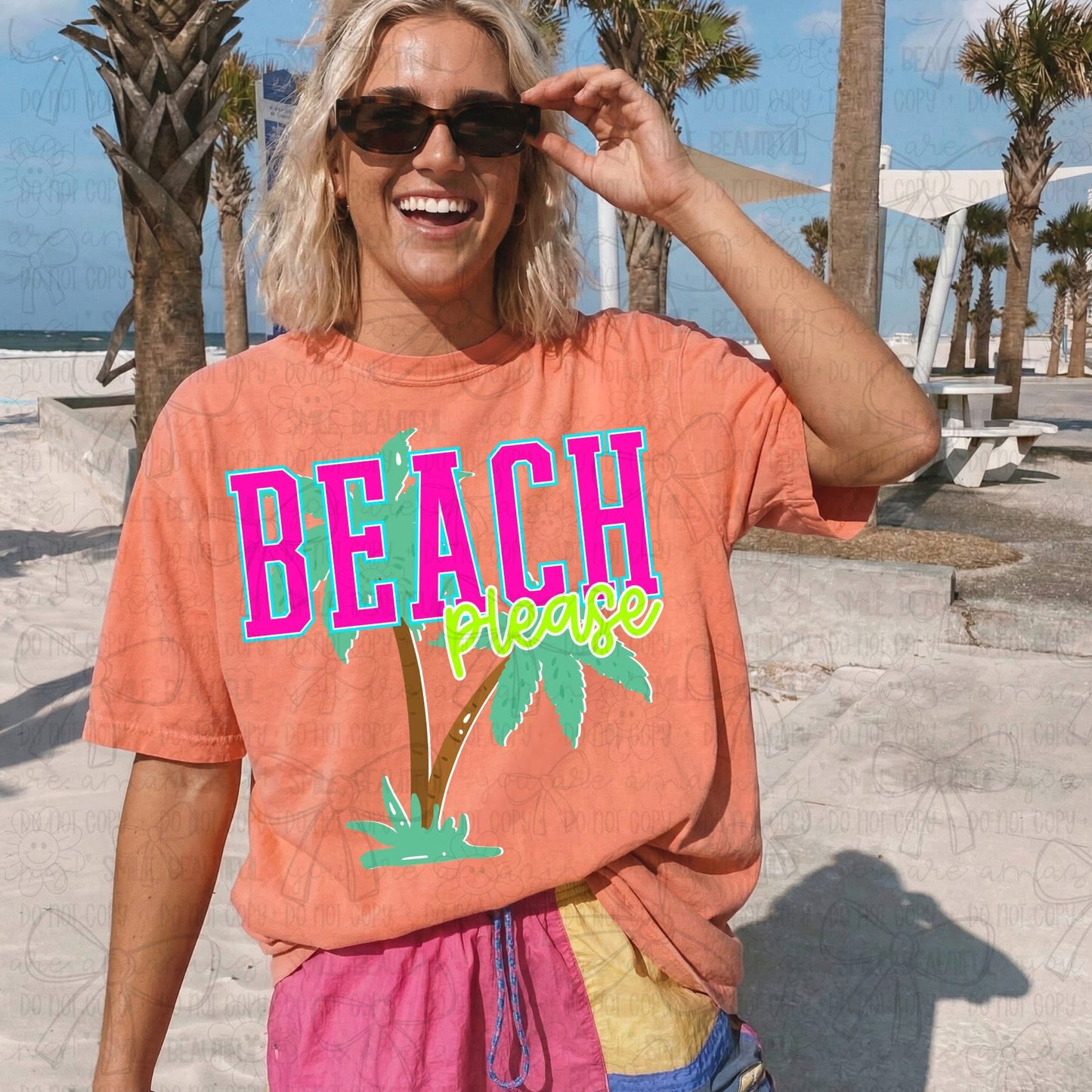 Beach Please- DTF&UV