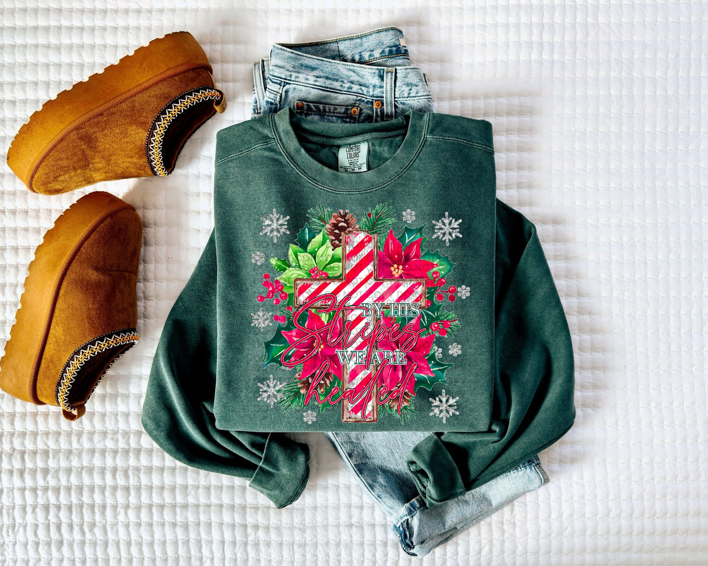 By His Stripes We Are Healed- DTF&UV