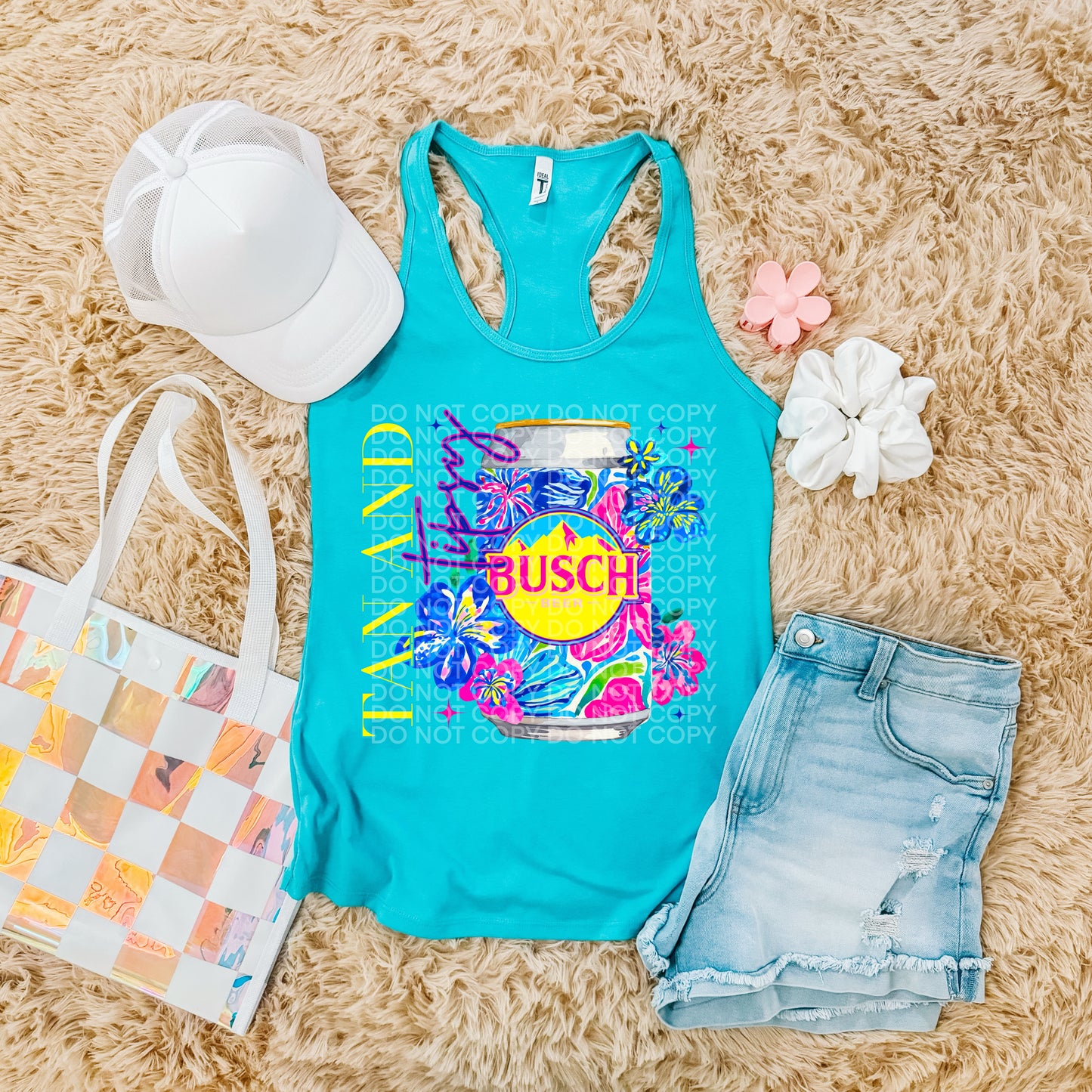 Floral Summer Neon Drinks (dropdown)-DTF& UV