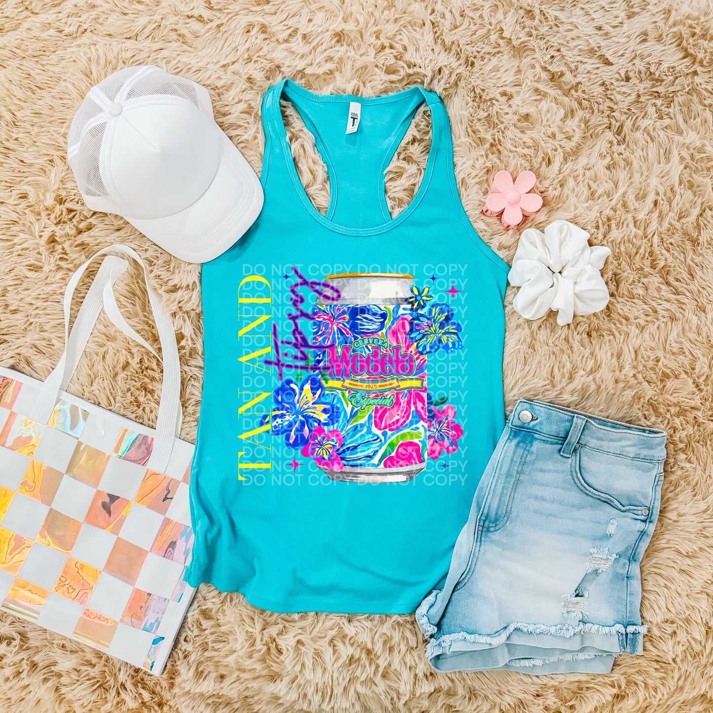 Floral Summer Neon Drinks (dropdown)-DTF& UV