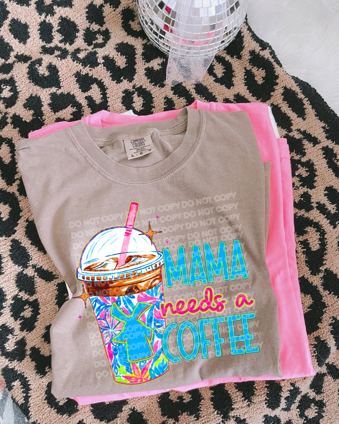 Mama needs a coffee (dropdown)-DTF&UV