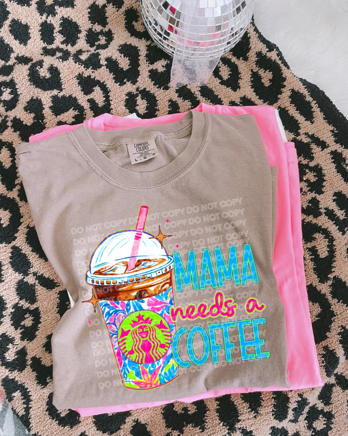 Mama needs a coffee (dropdown)-DTF&UV