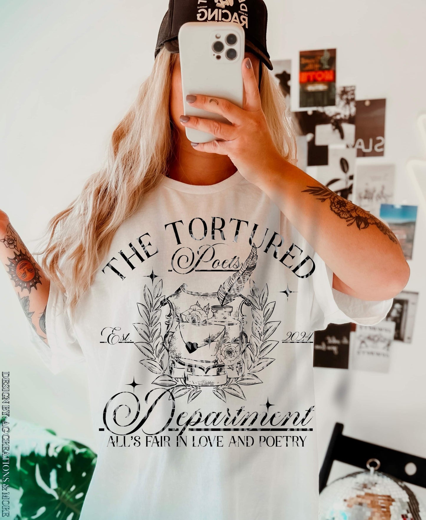 The Tortured Poets Blk - DTF