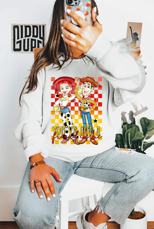 You’ve Got A Friend In Me Checkered - DTF