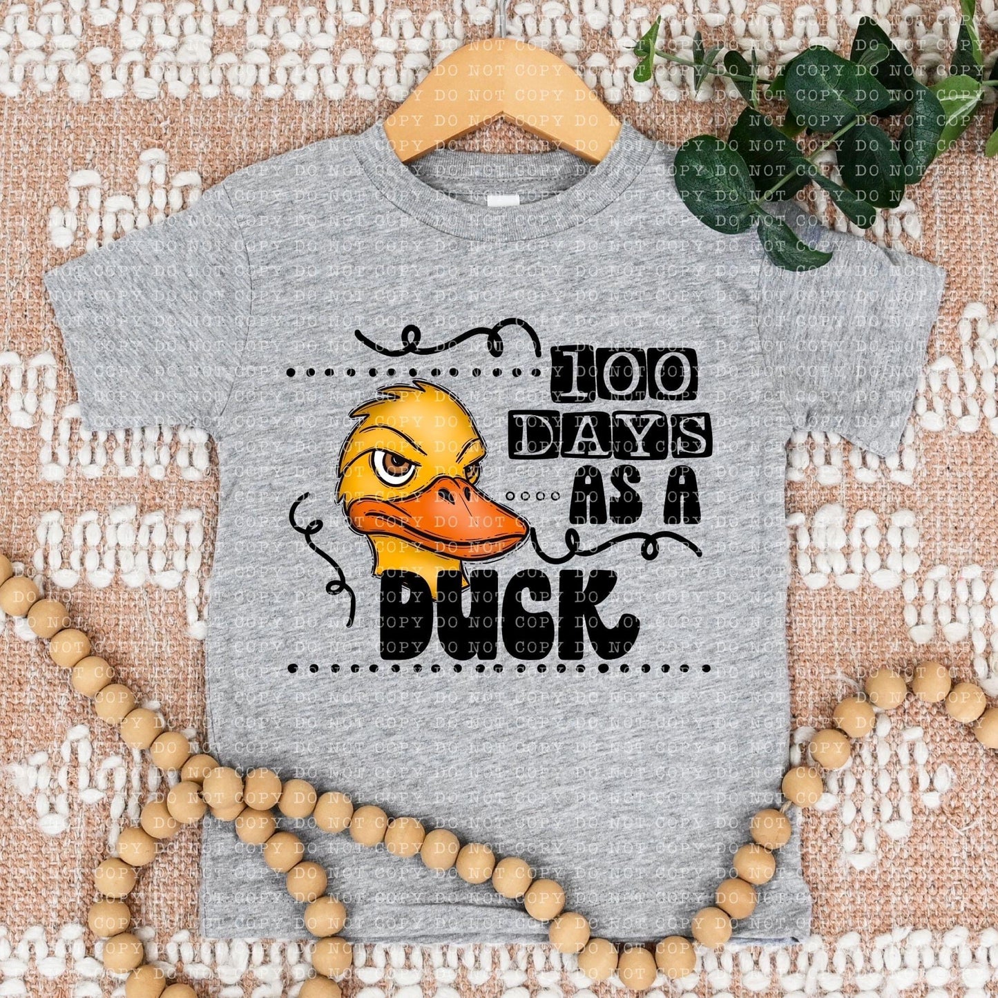 100 Days As A Duck - DTF