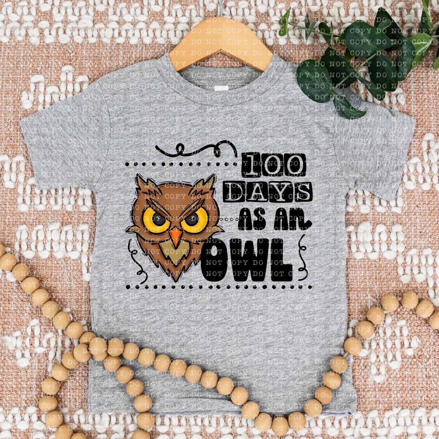 100 Days As An Owl - DTF