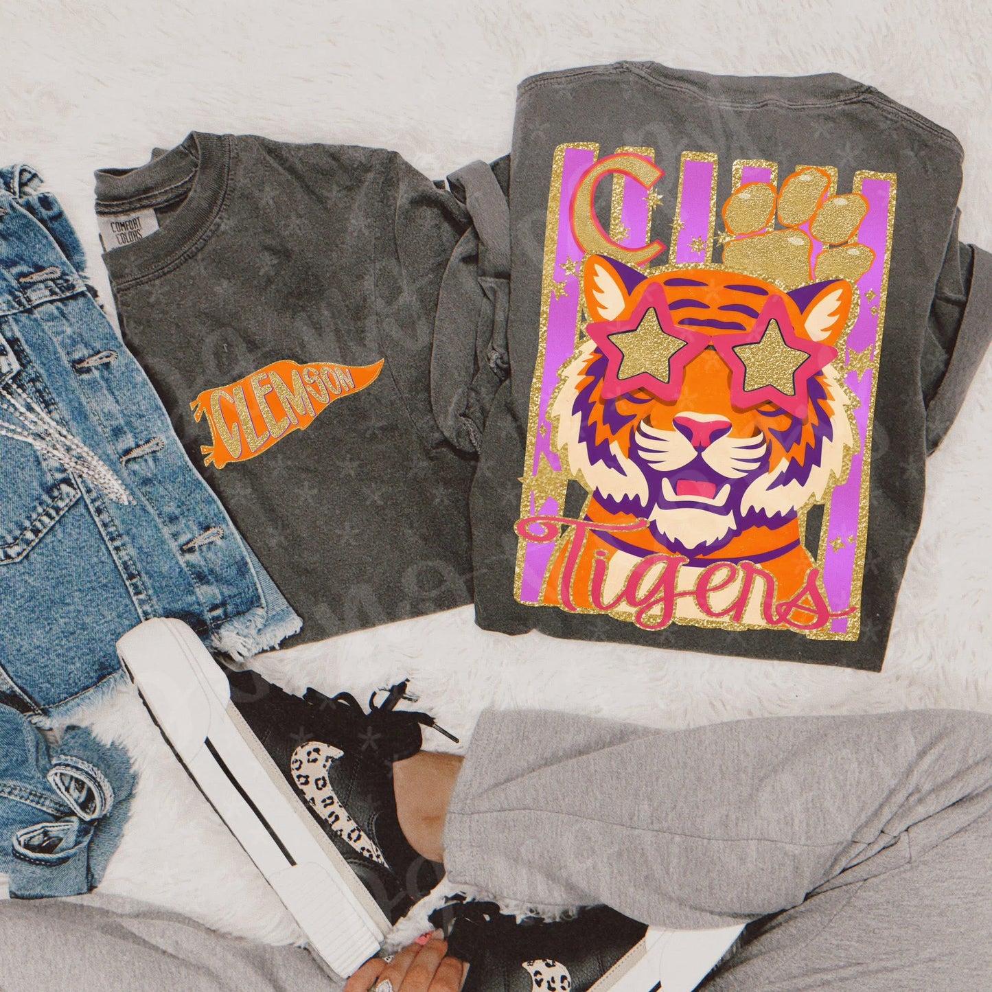 Folk Glitz Mascots DROPDOWN!! (front and back included) -DTF&UV