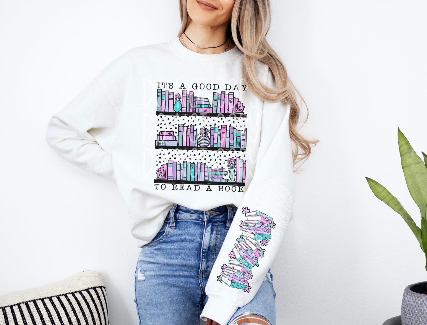 Its a good day to read A book(SLEEVE)-DTF