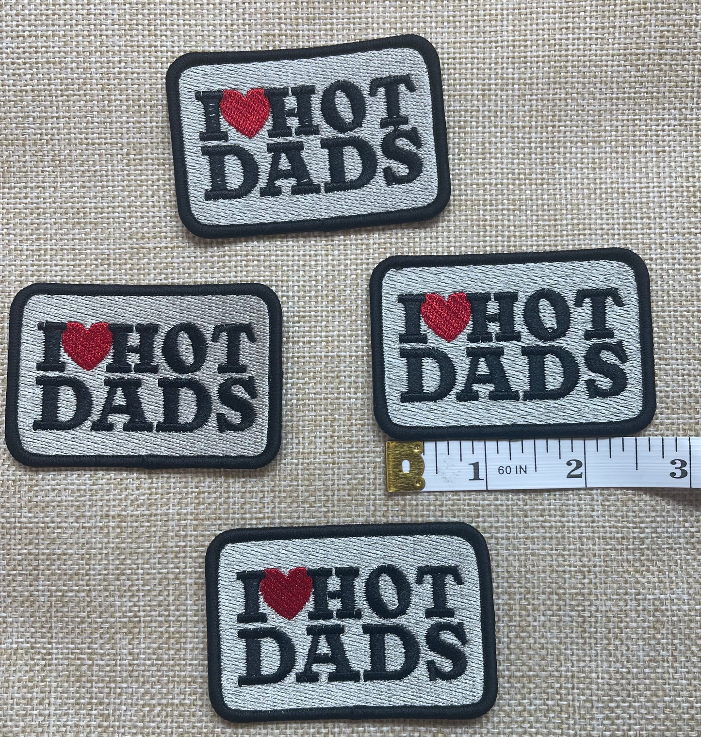 I love hot dads- Hat Patch