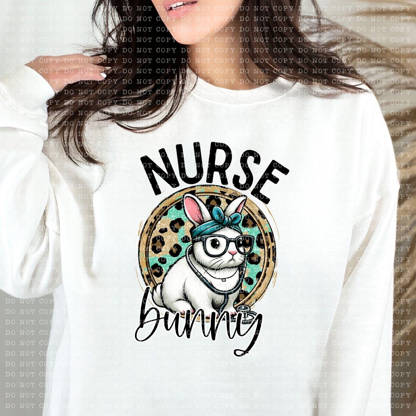 Nurse Bunny Leopard - DTF