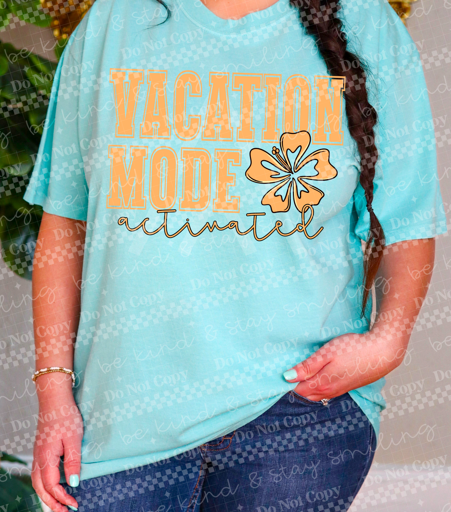 Vacation Mode Orange-DTF&UV