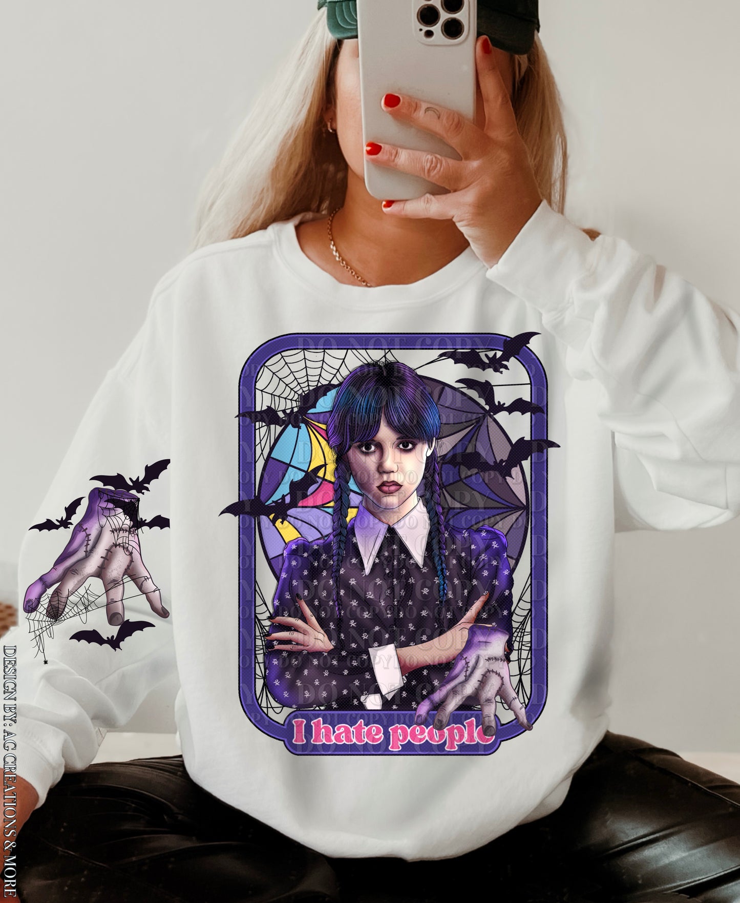 I hate people SLEEVE-DTF