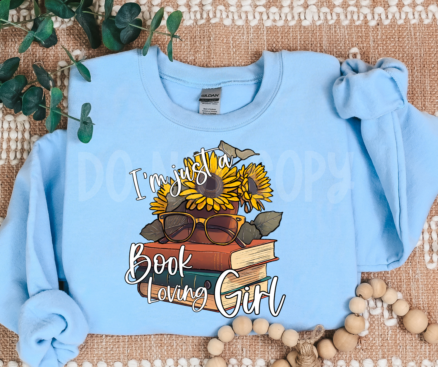 I’m just a book loving girl-DTF&UV