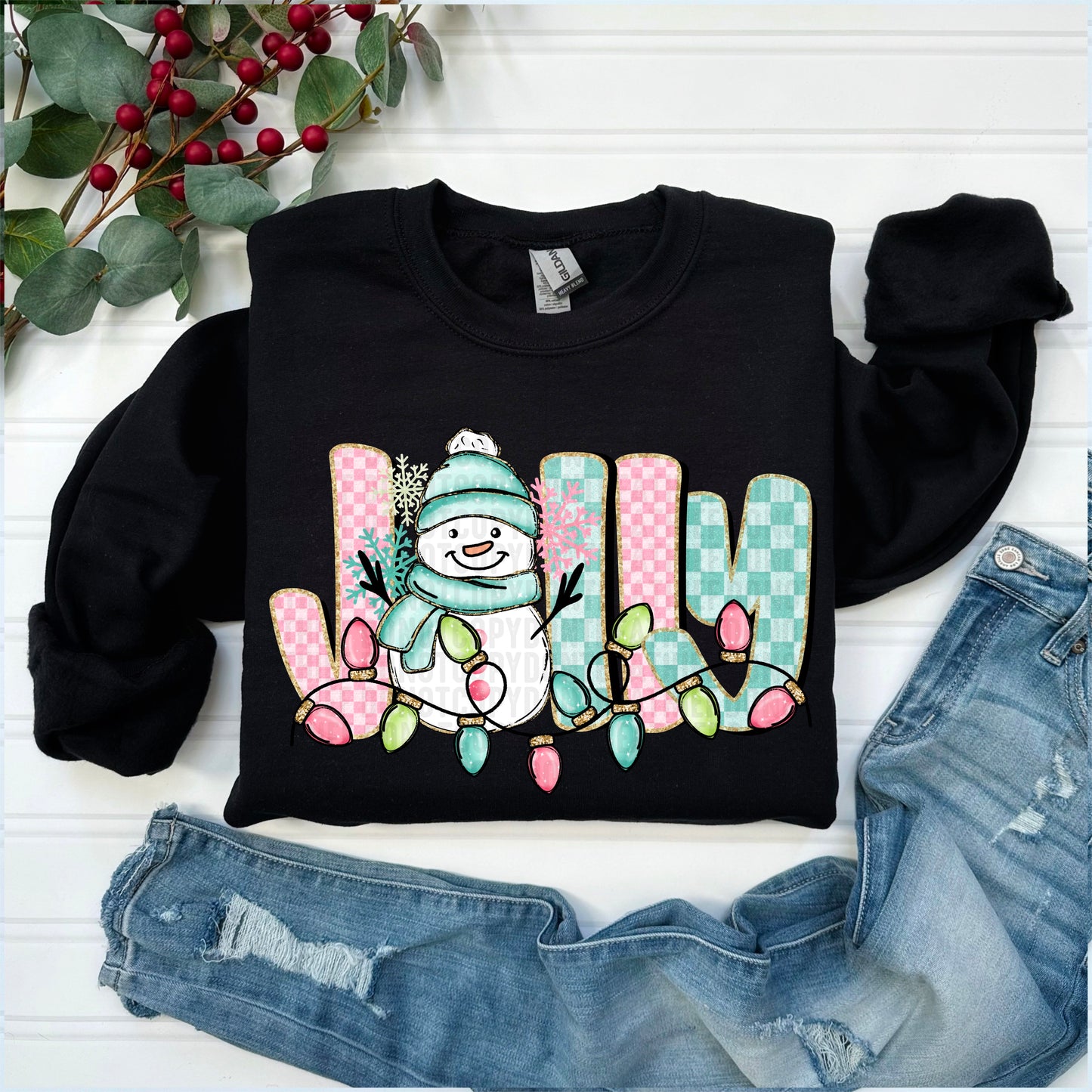 Jolly Snowman-DTF&UV