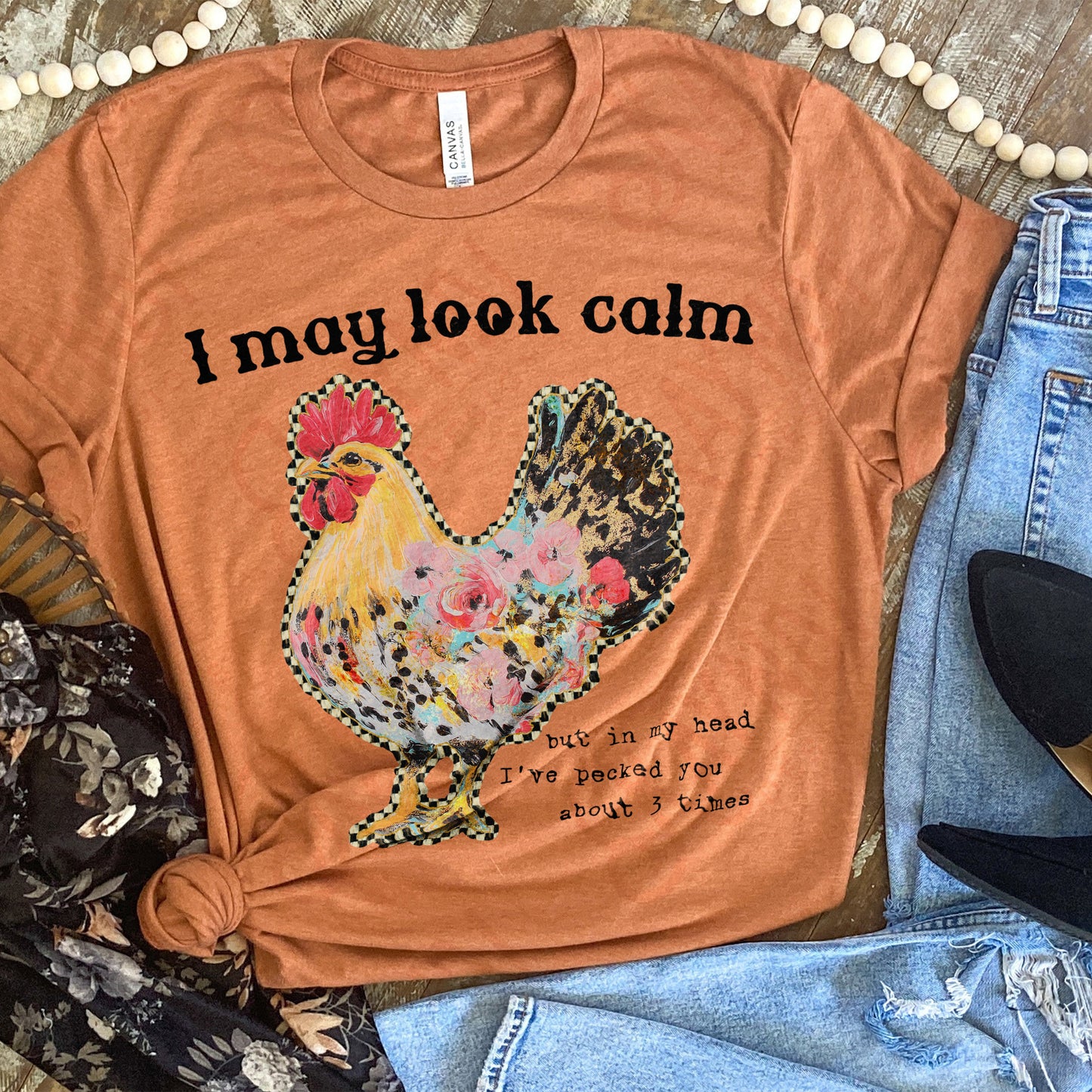 I may look calm-DTF