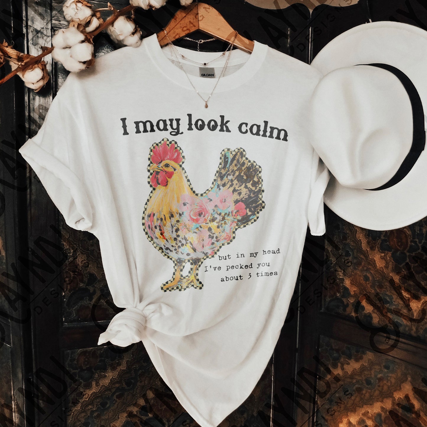 I may look calm-DTF