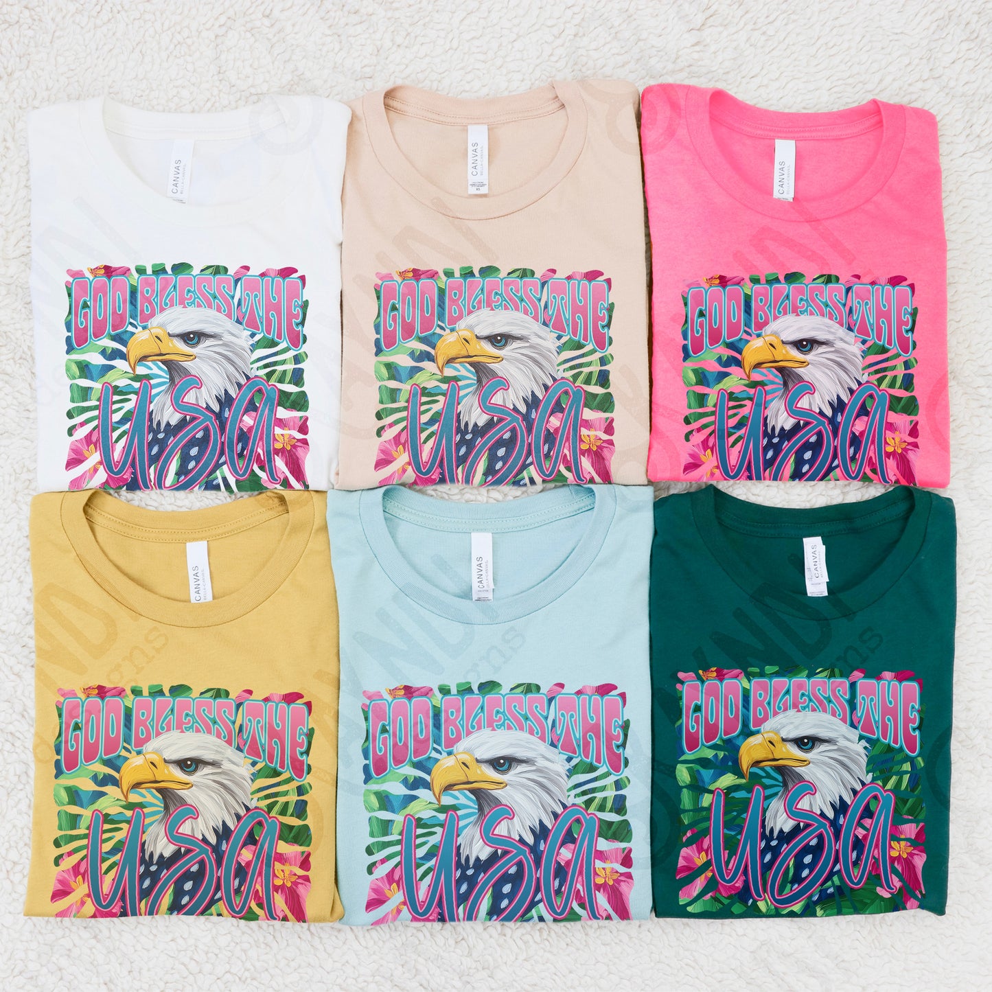 God Bless the USA 2- DTF&UV