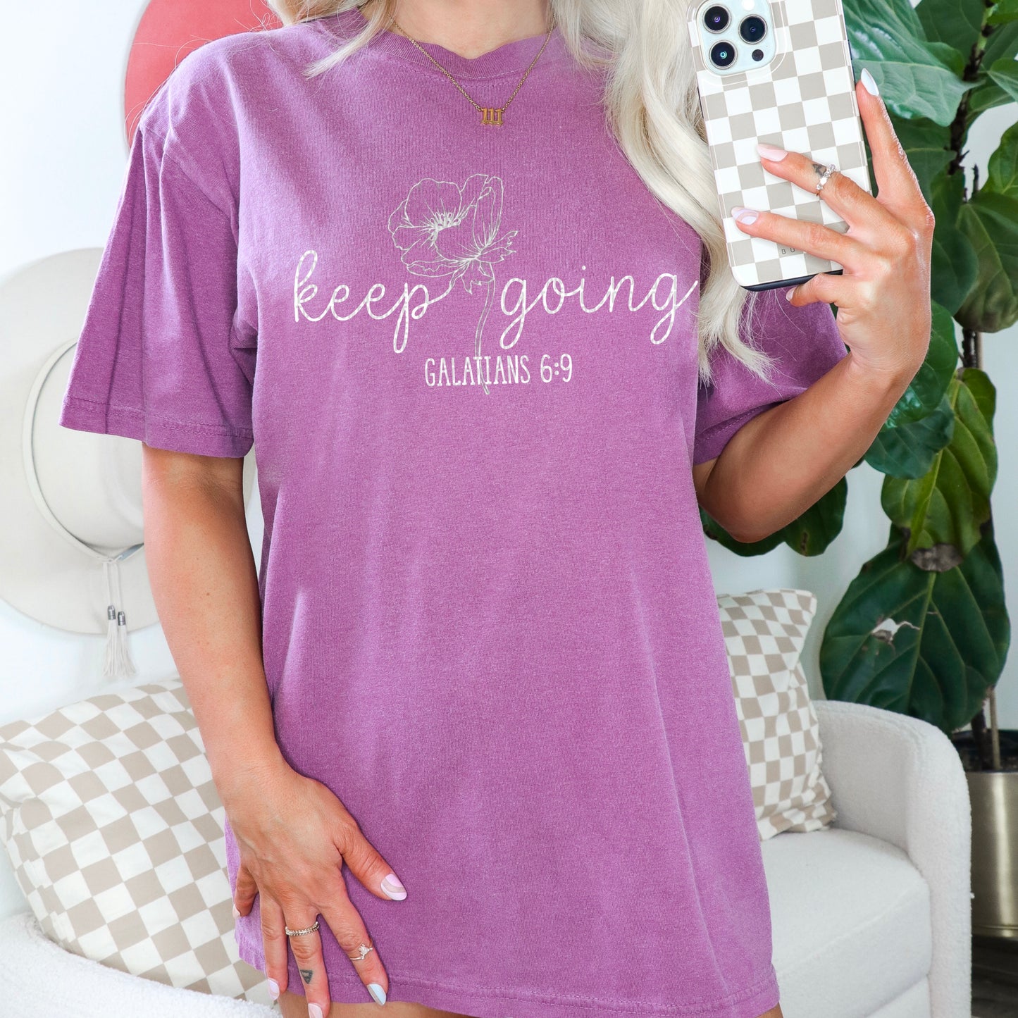 Keep going White-DTF