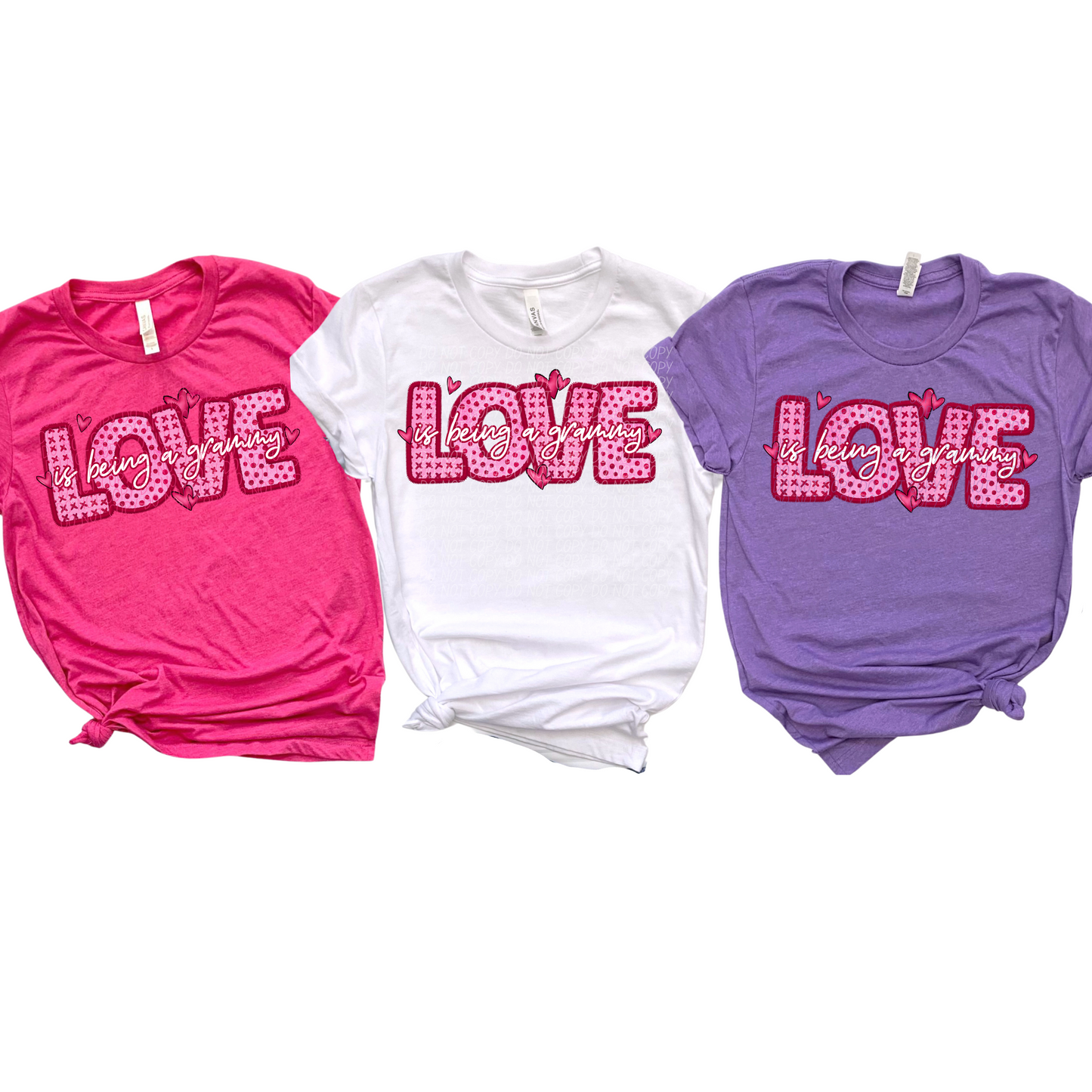 Pink Love Is (All Sayings are in this listing/dropdown)-DTF