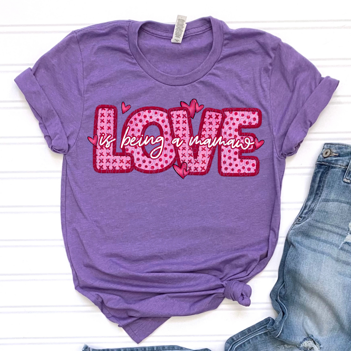Pink Love Is (All Sayings are in this listing/dropdown)-DTF