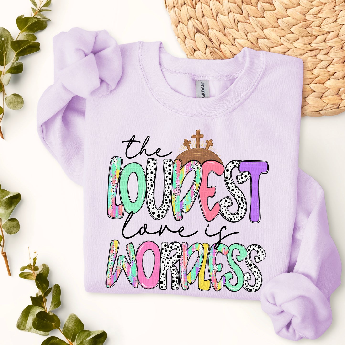 Loudest love is worldless-DTF
