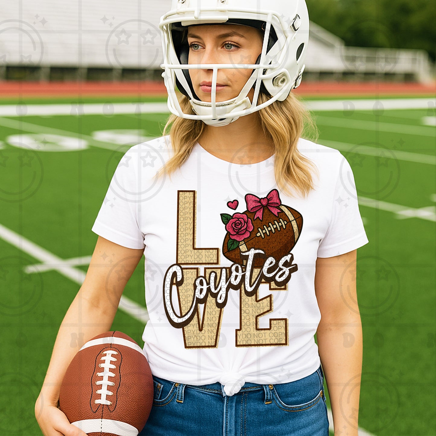 Love- Mascots Football (Dropdown)- DTF&UV
