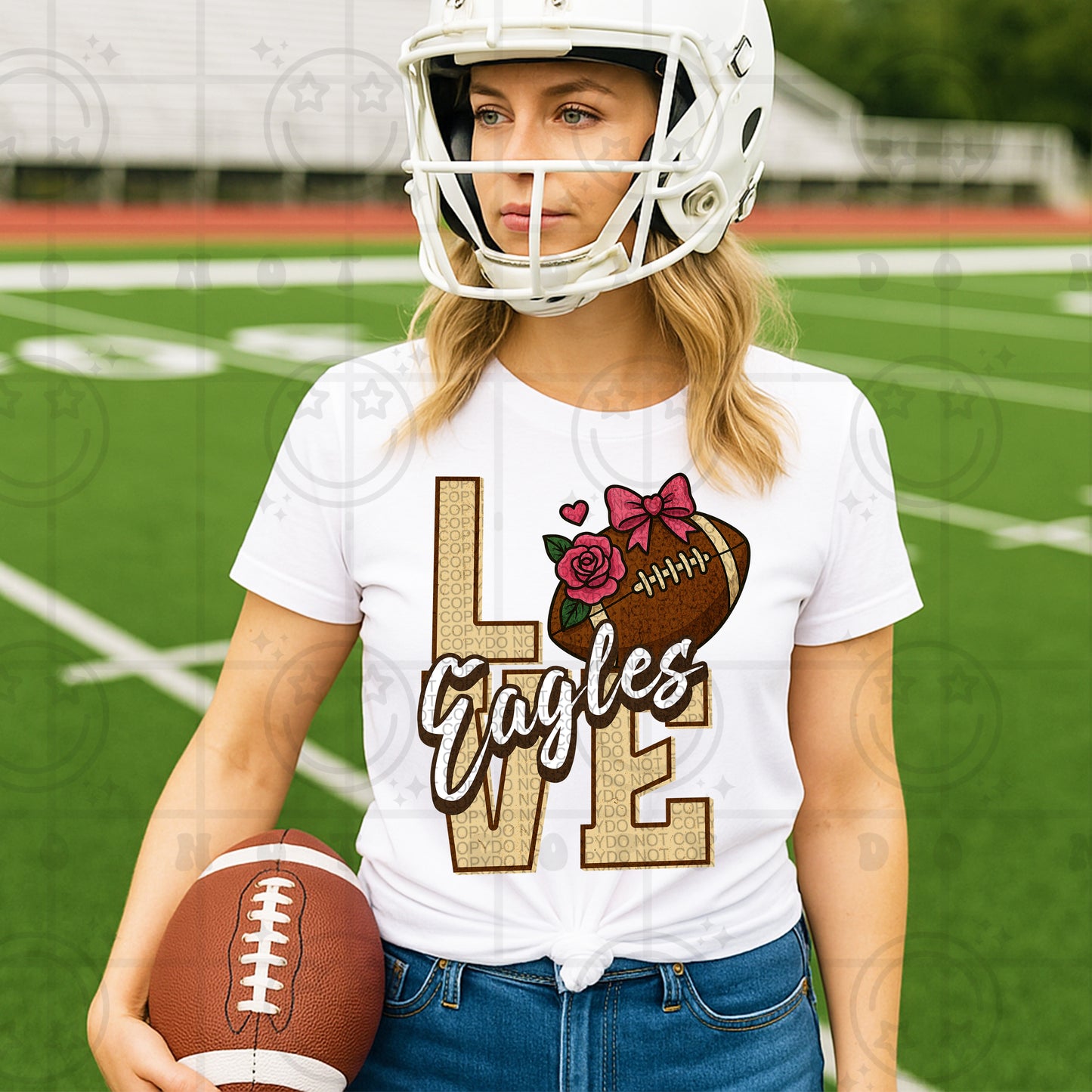 Love- Mascots Football (Dropdown)- DTF&UV