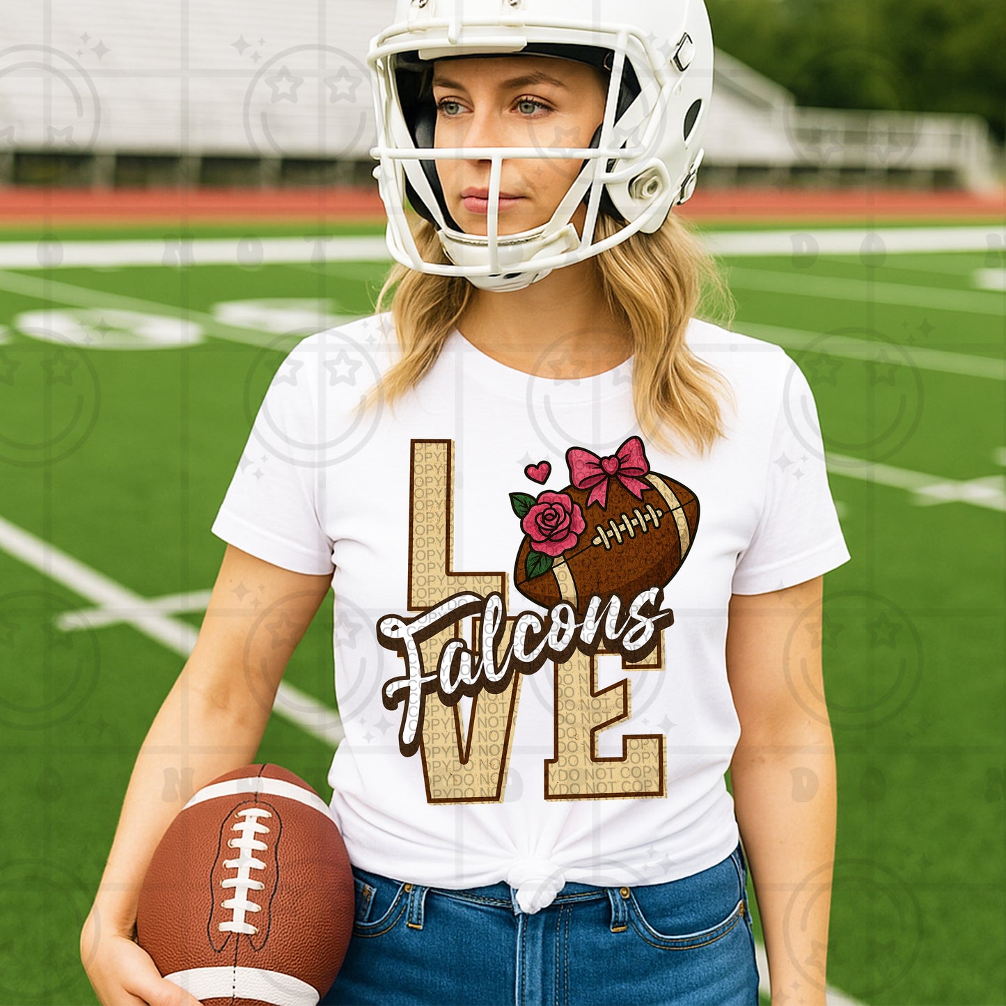 Love- Mascots Football (Dropdown)- DTF&UV