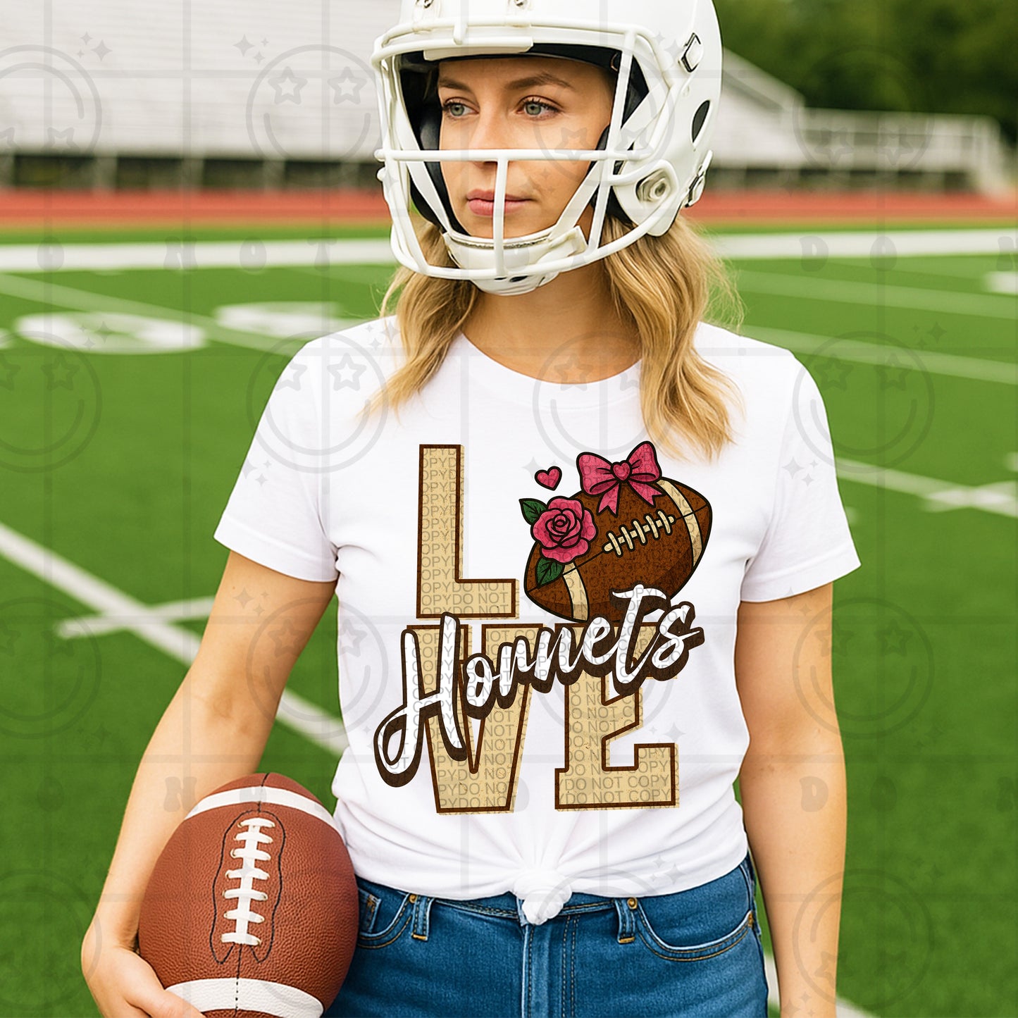 Love- Mascots Football (Dropdown)- DTF&UV
