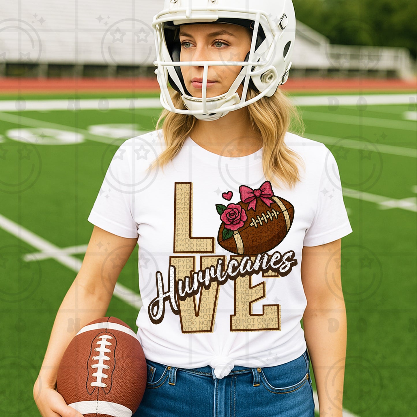Love- Mascots Football (Dropdown)- DTF&UV