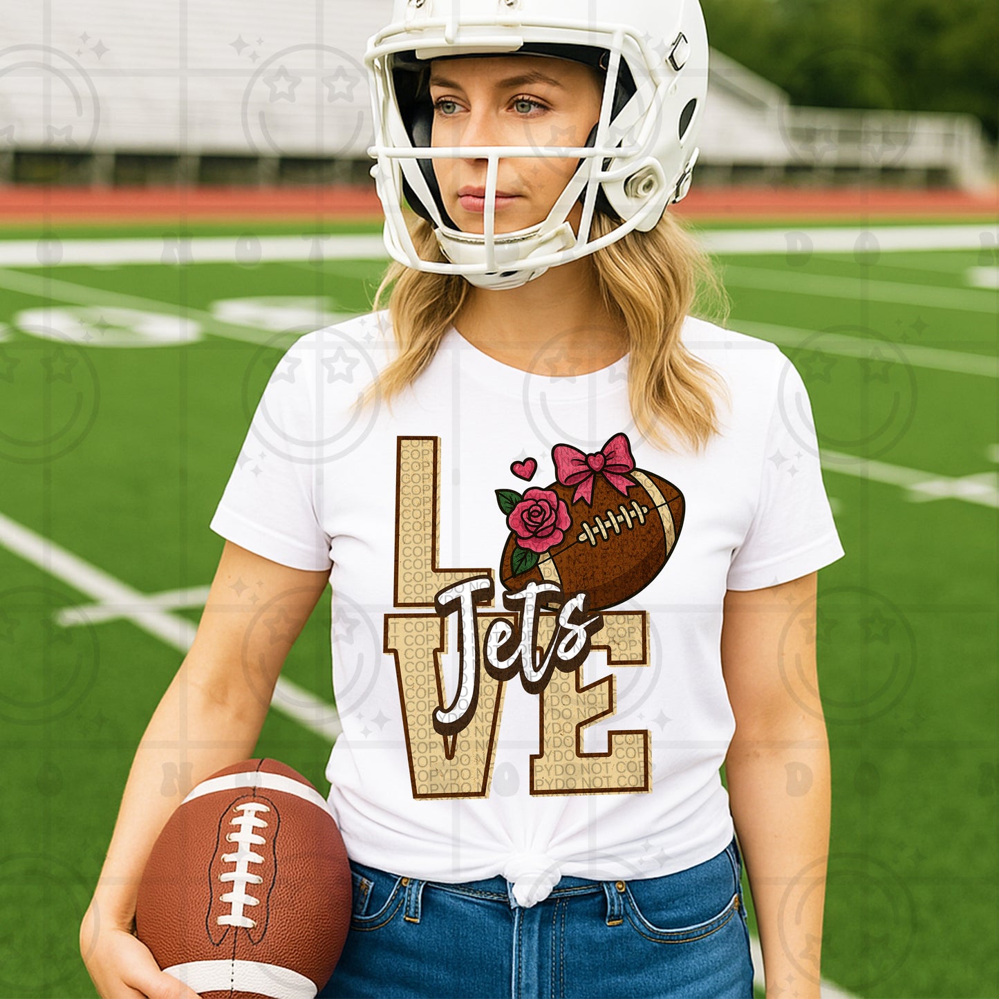 Love- Mascots Football (Dropdown)- DTF&UV