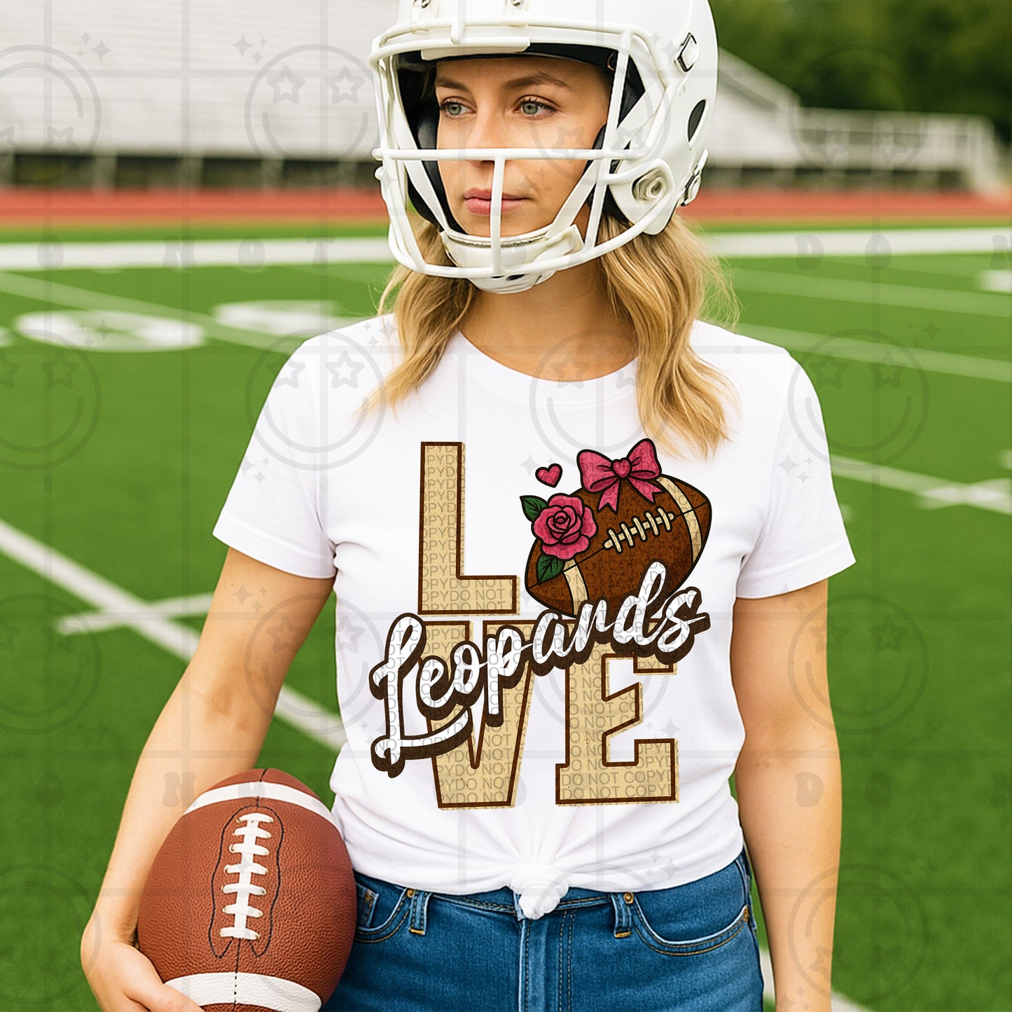 Love- Mascots Football (Dropdown)- DTF&UV