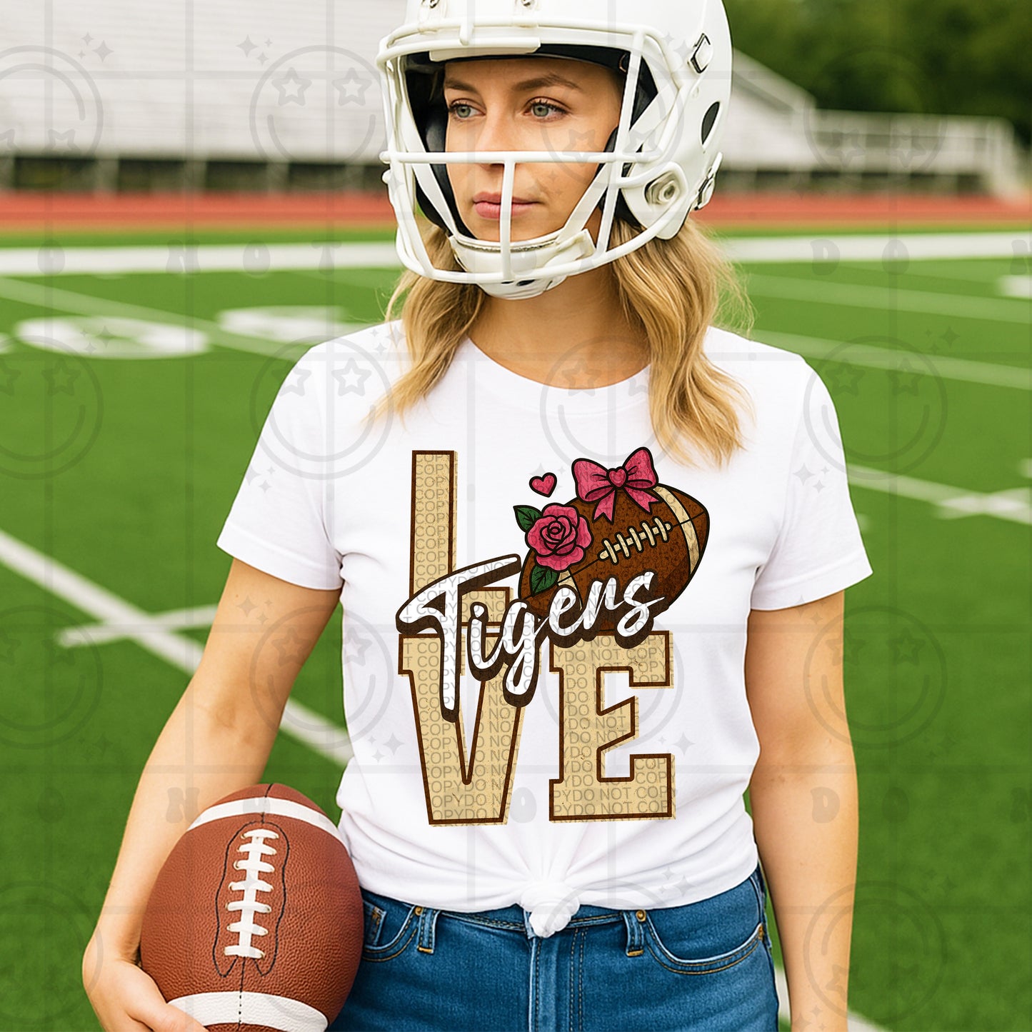 Love- Mascots Football (Dropdown)- DTF&UV
