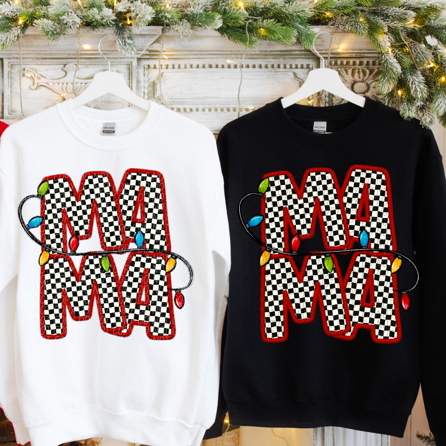 MAMA Checker Stacked lights-DTF&UV