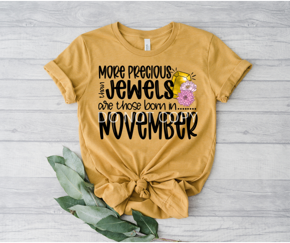 MORE PRECIOUS THAN JEWELS NOVEMBER-DTF