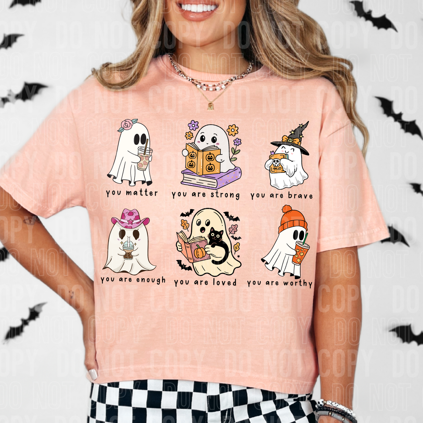 MOTIVATIONAL HALLOWEEN GHOSTS-DTF&UV