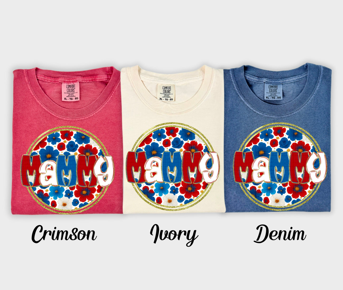 Floral 4th of July (dropdown)-DTF&UV