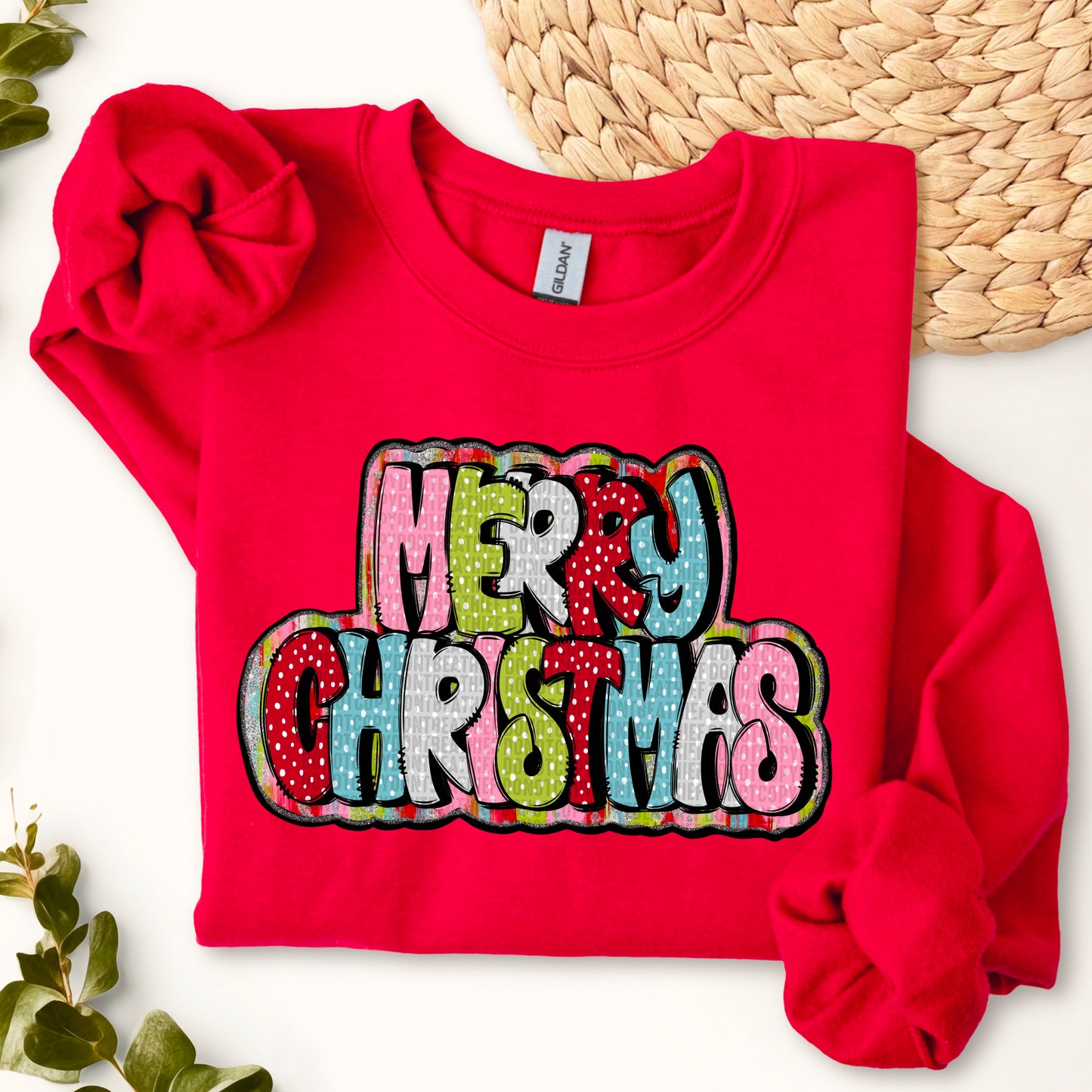 Merry Christmas polka dot-DTF