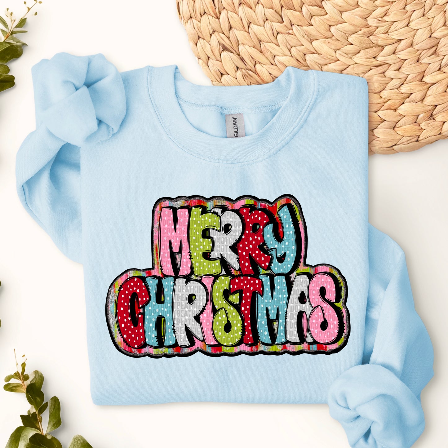 Merry Christmas polka dot-DTF