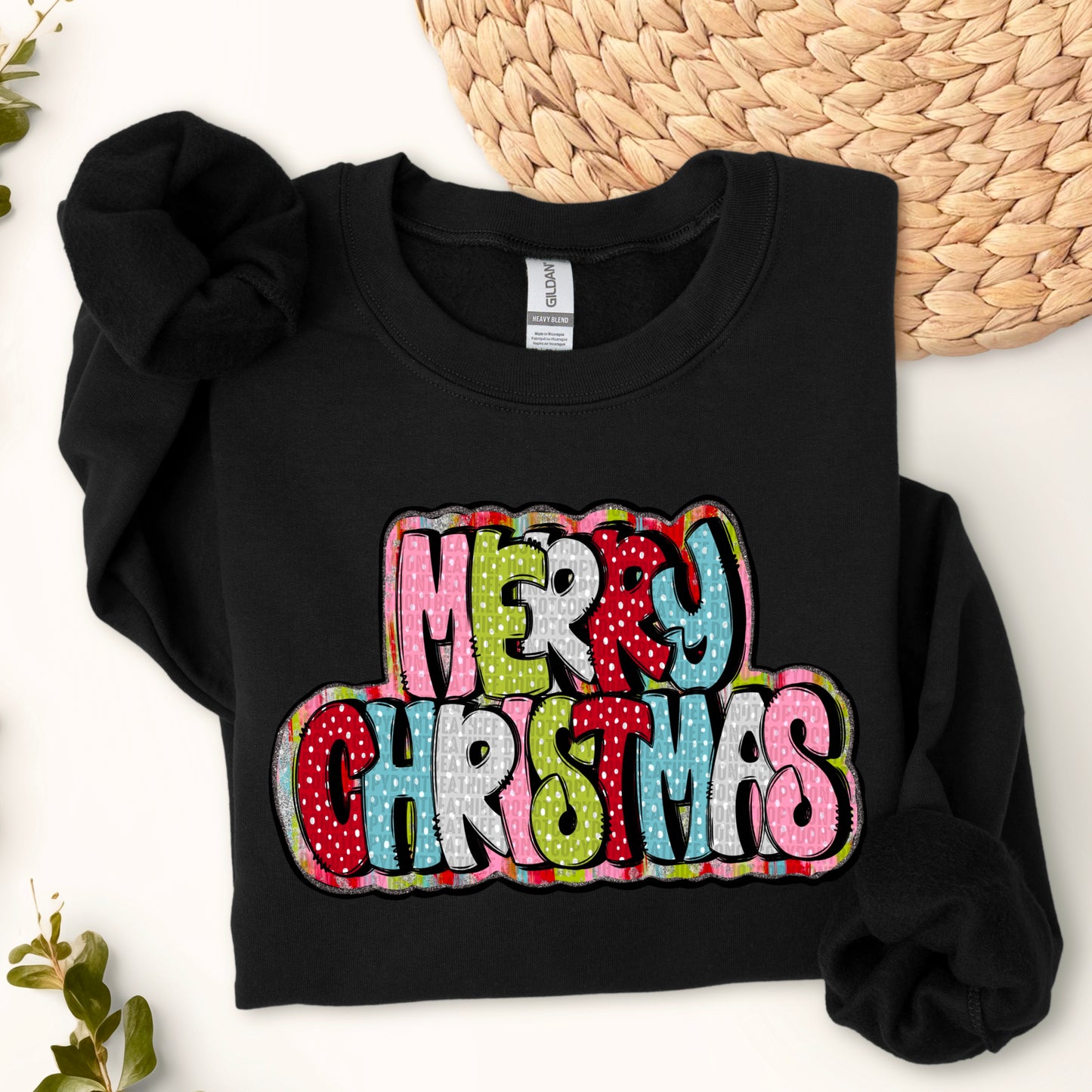 Merry Christmas polka dot-DTF