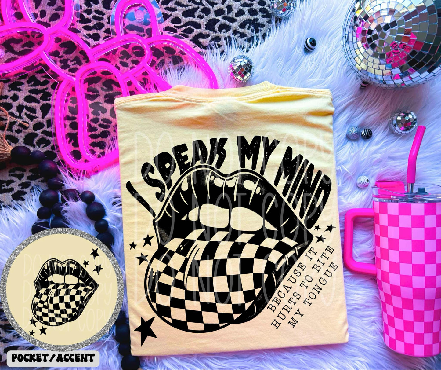 I speak my mind(Pocket)-DTF