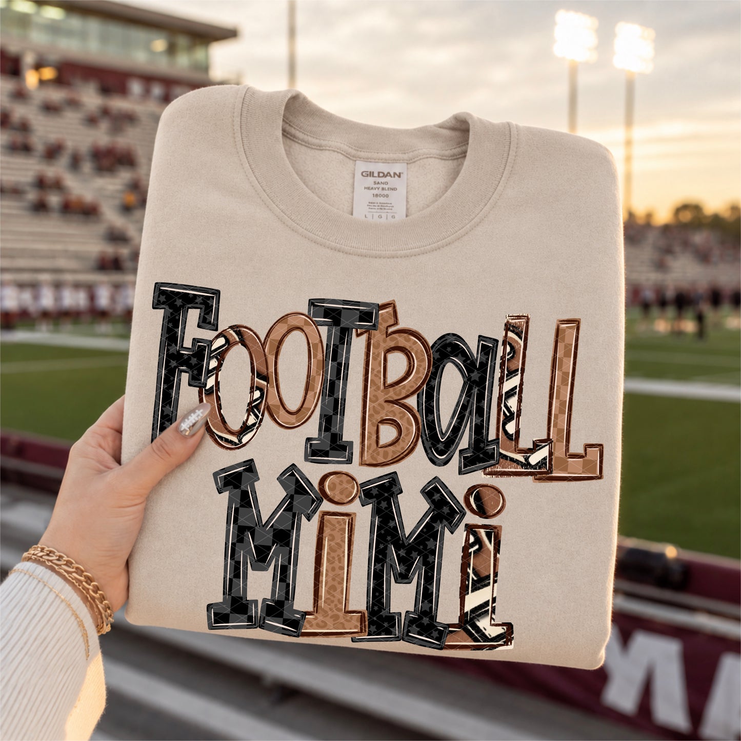 Football Doodle Mimi -DTF&UV